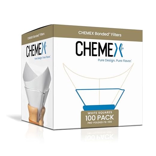 Filtro Quad. Pré Dobrado Chemex Branco