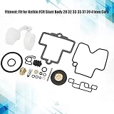 Zestaw naprawczy gaźnika, zestaw do przebudowy gaźnika, motocyklowe akcesoria silikonowe dla skośnego korpusu Keihin FCR 28 32 33 35 37 39 41 mm Carb