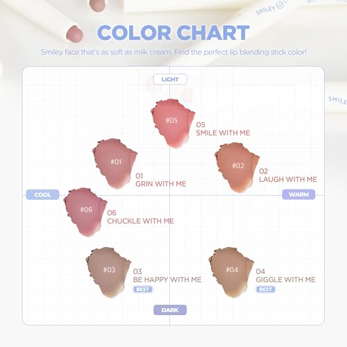 lilybyred Smiley Lip Blending Stick | Korean 3-in-1 Multi-Use Lip Liner, Smooth Creamy Texture, Long-Lasting Matte Finish, Soft Blur Effect, Precision Contour Pencil, 0.028 oz. (02 Laugh with me) - Image 5