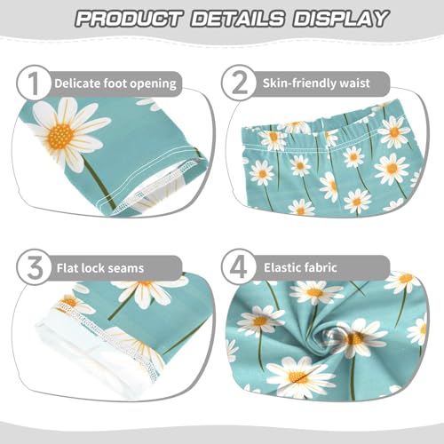 Girls' Leggings Florals Daisy Kids Yoga Tights Pants 1 Pack 208578373