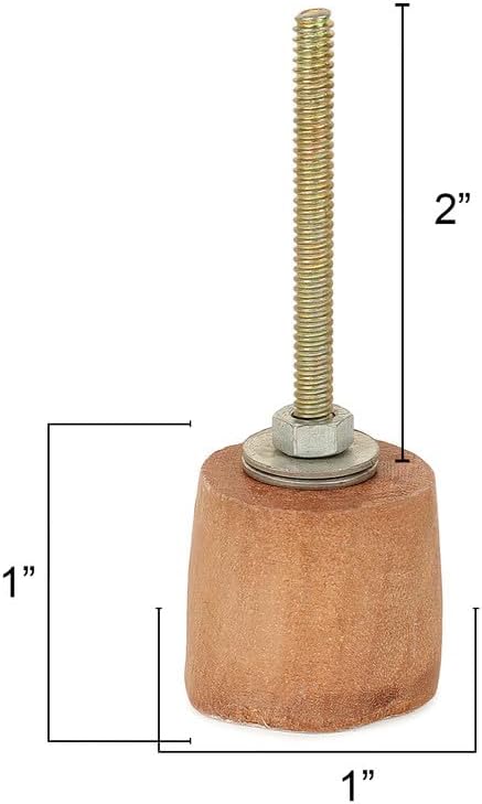 Miniatura 6 de Hashcart Pomos de madera de diseño múltiple para el hogar  Juego de 6  Perillas redondas únicas hechas a mano para puertas  Perillas de diseño
