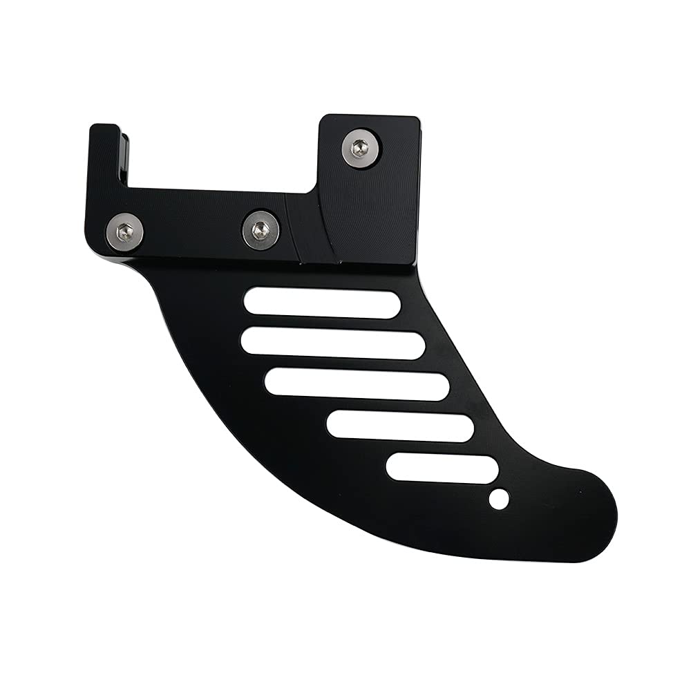 NICECNC Protection de disque de frein arrière noir | Compatible avec Husqvarna 125-501 TC/FC/TE/FE modèles 2014-2017 FC250/350/450 2019-2021. Voir compatibilité
