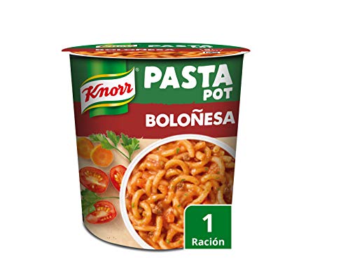 Knorr - Pasta Pot Boloñesa sin Colorantes - 68 g