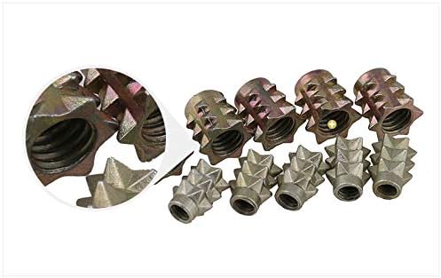Home nut, spike, nut, furniture, link nut, furniture connector, M4*10, M6*10 - (Size: M4X10 80pcs)