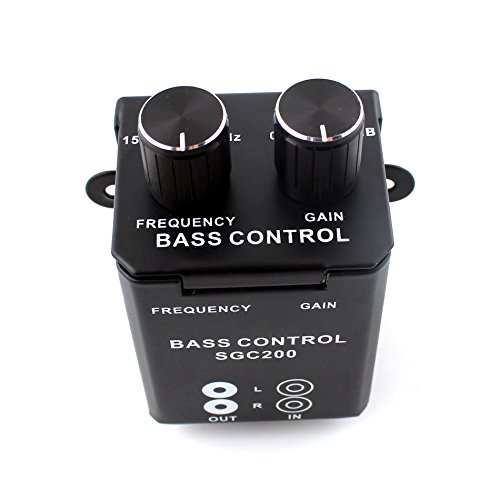 Car Home Subwoofer Equalizer Crossover Amplifier RCA Adjust Line Level Volume Remote Amplifier Level Controller