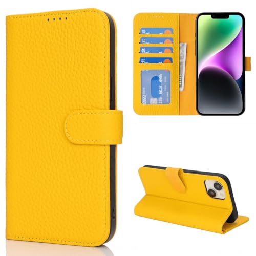Coque compatible avec iPhone 13 etui cuir portefeuille avec 4 porte cartes magnétique RFID