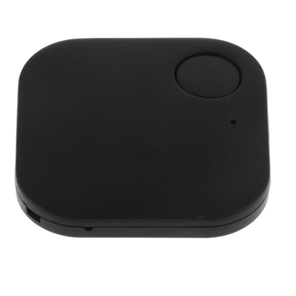 MJH Square Smart Wireless Bluetooth 4.0 Anti-Lost Tracker Alarm Tag GPS Locator Black