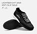 LUCKY STEP Women's Mesh Fashion Sneaker Colorblock Breathable Retro Lace-up Stylish Lifestyle Trendy Casual Walking Shoes(Black,7 B(M) US)
