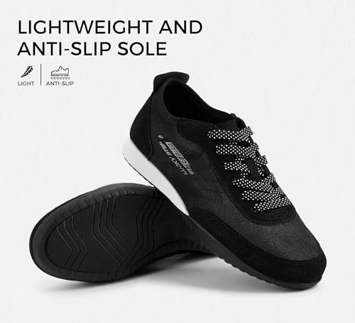 LUCKY STEP Women's Mesh Fashion Sneaker Colorblock Breathable Retro Lace-up Stylish Lifestyle Trendy Casual Walking Shoes2