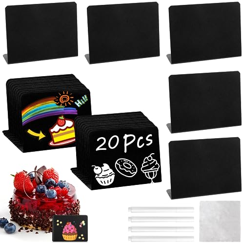 EMOIEMO Lavagne Piccole Set - 20 Pezzi Cartelli di...