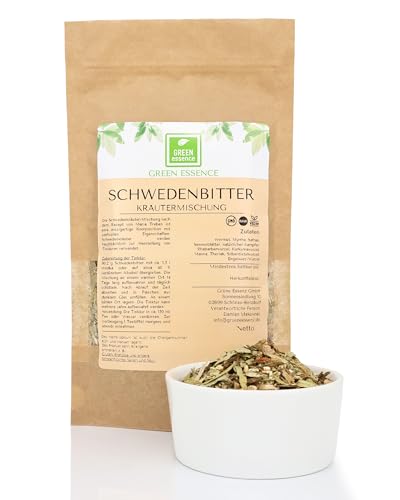 Schwedenbitter Ansatz Maria Treben von der Grünen Essenz - Schwedenkräuter Ansatzmischung - Schwedische Kräuter - Hildegard von Bingen Tee (250 Gramm)