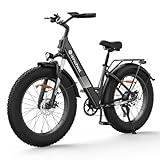 【Hidden Removable Battery】– Our electric mountain bike features a seamlessly integrated 48V 13Ah battery cleverly hidden within the frame. This stylish and elegant design not only enhances aesthetics but also improves water resistance for a more reli...
