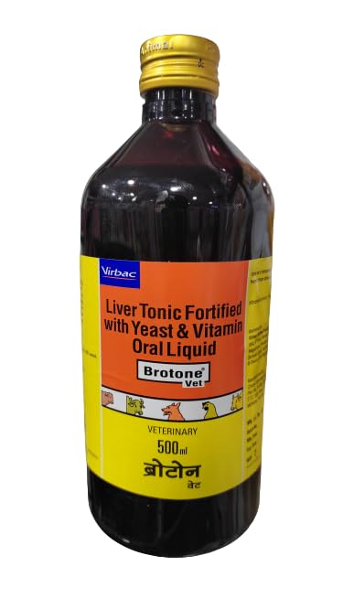 Image of Brotone Liver Tonic with Yeast and Vitamin for Pets & Large Animals (500 ML)