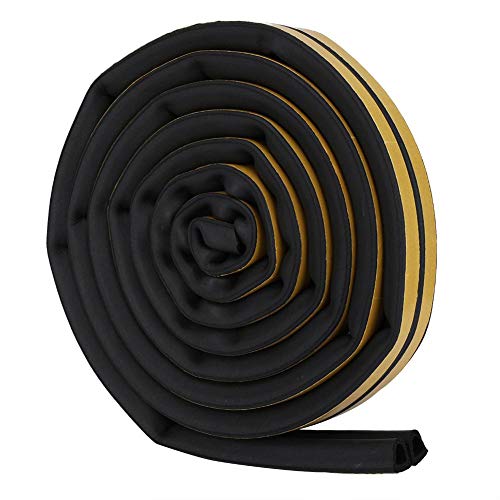 AUNMAS Bande d'¨¦tanch¨¦it¨¦ de Porte Auto-adh¨¦sive de 16 pi Joints d'¨¦tanch¨¦it¨¦ de fen¨ºtre Isolation Acoustique Isolant Anti-Vent Bande d'¨¦tanch¨¦it¨¦ (4#)