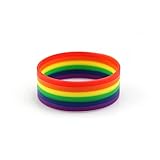 Craoopii Una pulsera de orgullo arcoíris adecuada tanto para hombres como para mujeres, una pulsera bisexual