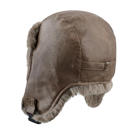 Bonnet d'hiver bomber étanche avec cache-oreilles thermiques pour la chasse