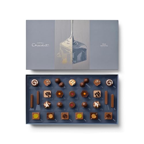 Image of Hotel Chocolat Chocolate Gift Box - Milk Chocolate Assortment, 29 Pieces, Luxury Chocolate Gift