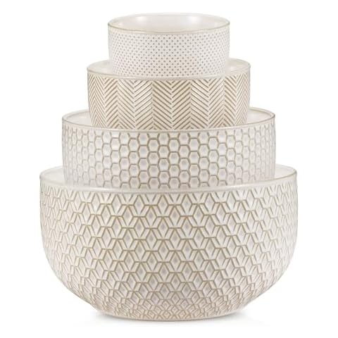 KooK Narbonne Ceramic Mixing Bowls Cover