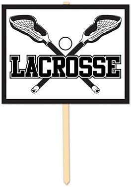 Beistle 54065 Lacrosse Yard Sign Pack of 6