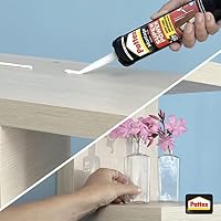 Pattex Montagekleber Super Power, Baukleber mit superstarker Anfangshaftung, Kraftkleber für saugende Materialien, Kleber für innen & außen, 1 x 370g (Packung mit 2) – Ansicht 4