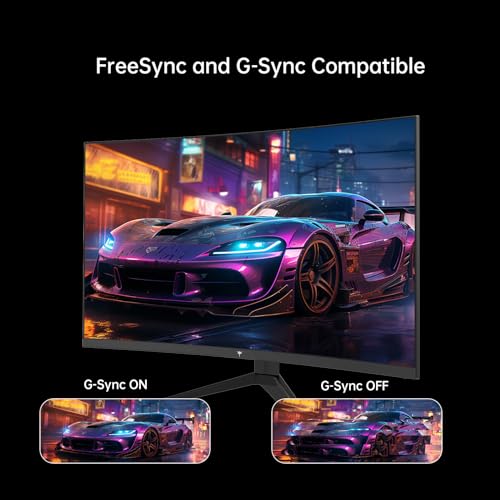 32 Inch Curved Gaming Monitor for Home Office - 1080p FHD, 165Hz 1ms, FreeSync & G-Sync