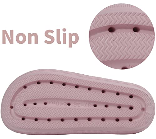 Image of BenSorts Pillow Sandals for Women Men Thick Sole Adjustable Buckles EVA