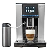 ✅PROGRAMMIERBARE UND VERÄNDERBARE GETRÄNKEEINSTELLUNGEN: Alle Getränkeeinstellungen (Kaffeetemperatur, Kaffeemenge, Kaffeestärke, Aufschäumzeit für den Milchschaum) können während der Zubereitung direkt individuell angepasst werden. Sie können aber auch im Hauptmenü hinterlegt werden, so dass die Zubereitung individuell angepasst werden kann.