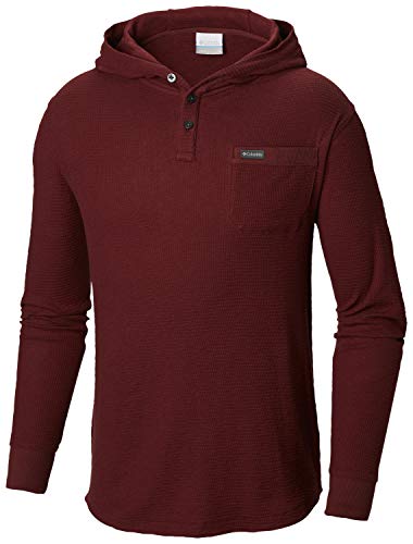 Columbia Men's Boulder Ridge Henley Hoodie, Tapestry, X-Large