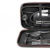 MDF Instruments, Hard Case for Classic Cardiology, MD One & Acoustica Stethoscopes, Reflex Hammers, Sphygmomanometers, Penlights - Mesh Pocket for Doctor & Nurse Accessories - Large (MDFSCL12)