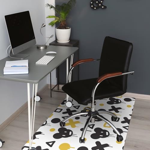 Tapis de protection sol PVC 140x100 cm imperméable design graffitis