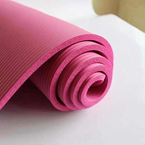 PowerLife Yoga Workout Mats 1/2 Inch Extra Thick High Density Foam Pad Anti-Tear Exercise, Yoga Pilates Mat Blue - Thumbnail 7