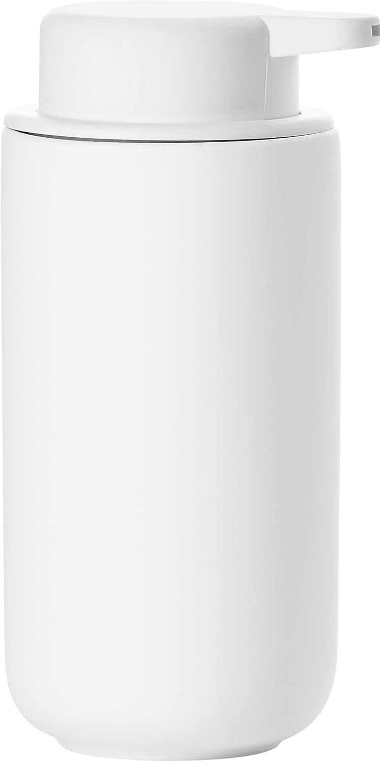 Zone Denmark Ume Soap Dispenser in Elegant Large White - Stylish and Functional Bathroom Accessory