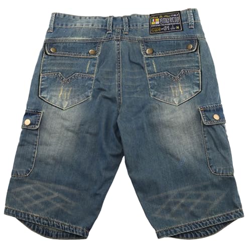 Short en jean pour homme stretch et ample style baggy