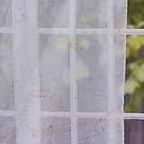 Material: 100% Polyester Villa Coppenrath Gardinenstoff Voile Vincelots Welt beige 280cm