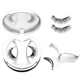 Zhuomuniao Faux Cils Magnetique, Cils Magnetique Naturel Réutilisables avec Applicateur, Aucune Colle Nécessaire, Faux Cils Magnetique facile à porter et à enlever Avec instructions en 4 étapes