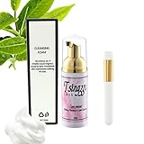 Tsingzzu 50ml Eyelash shampoo, Eyebrow shampoo，Lash foam cleanser，Makeup remover，eyelash...
