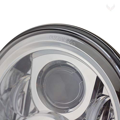 Eagle Lights 8700Cg2 7" Led Headlight For Harley Davidson And Indian Motorcycles - Generation Ii / Chrome Kit / No Installation Accessories #TOP3