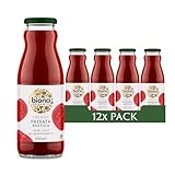 Biona Organic Passata Rustica, 680g (Pack of 12) - Chunky Tomato Sauce Made from...