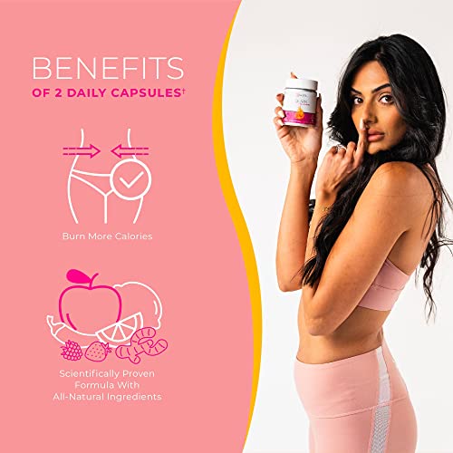 One Sol Fat Burner For Women, Natural Metabolism Booster, Burn More Calories, Boost Energy & Mood, Curb Appetite & Stop Cravings, No Crash Or Jitters, All-Natural Ingredients, Gluten-Free & Soy-Free #TOP2