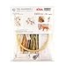 Thea Gouverneur Wildflowers Cross Stitch Kits - Inspirational Crafts for Adults with 16 Count Aida, DMC Threads & Hoop - Create Beautiful Cross Stitch Art