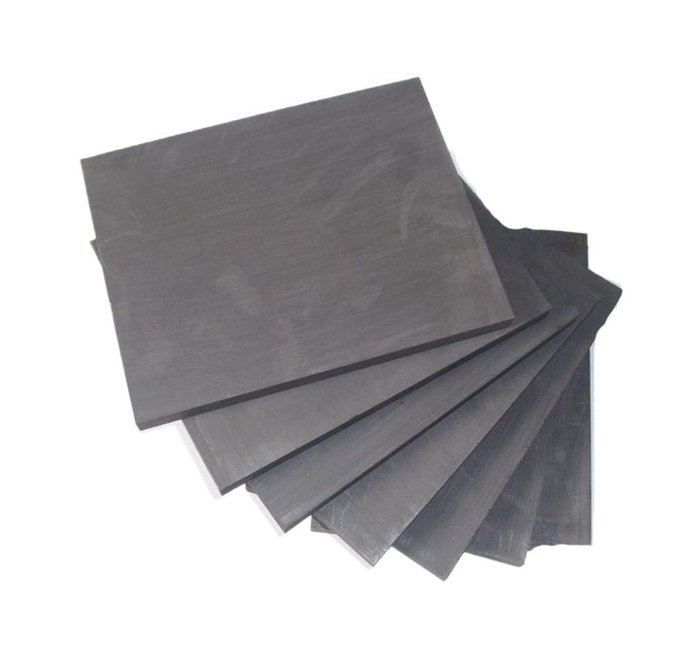 Dünne Graphitplatte, 100 x 100 mm, Graphitplatte for 3D-Druck, Dicke 1–8 mm, Kohlenstoff-Graphitplatte(100x100x8mm)