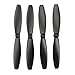 IPOTCH 4X Hélices para Parrot Minidrones 3 Mambo Swing RC Drone Parte Pieza de Recambio - Negro