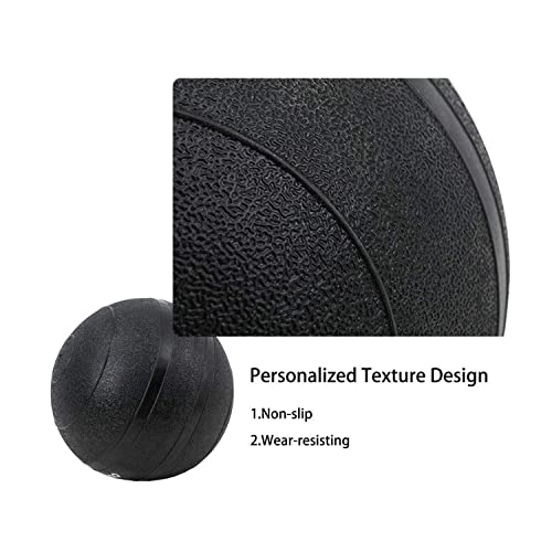 Paname Slam Ball, Medicine Balls, Workout Weight Ball, Dead Weight Slam Ball For Fitness Gym Exercise, 15 Lbs, Black #TOP2