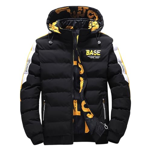 Générique Hommes Chaud Doudounes, Doudounes De Randonnée Homme, Puffer Jacket Zippé Couleur...