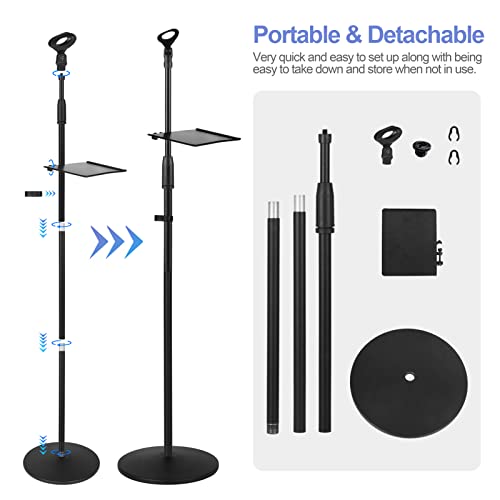 Oukmic OUK-WMS Microphone Stand, Adjustable Karaoke Mic Holder thumb #4