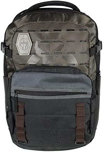 Star Wars The Mandalorian Bounty Hunter Laptop Tech Padded Sleeve Backpack