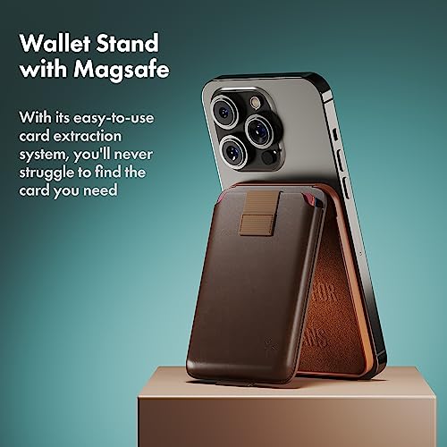 PAGONGO Magsafe Wallet Stand for 6 cards holder, Phone Case Card Holder, Phone Wallet - Image 2