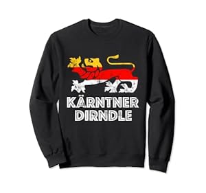 Karntner Dirndle Dirndl Austria Travel Guide Carinthia Sweatshirt