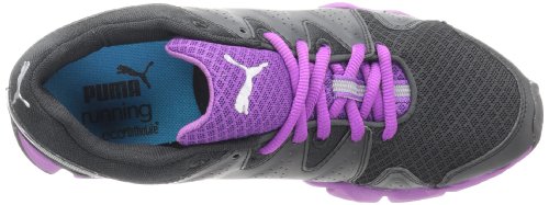 PUMA PUMA Women's Shintai Cross-Training Shoe,Black/Sparkling Grape,7 B US