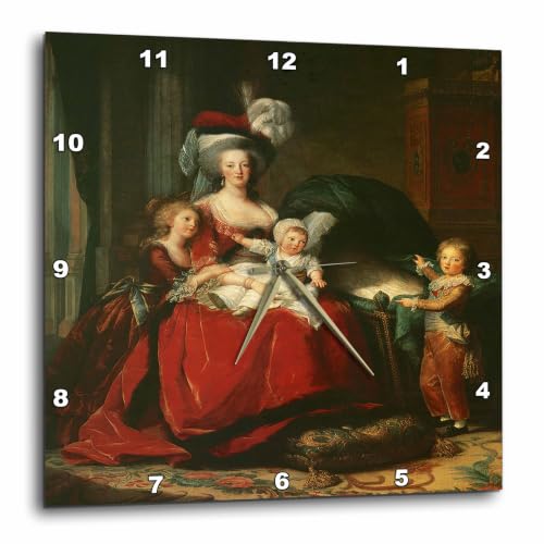 Reloj de Pared 3D Rose Marie-Antoinette 1787 miniatura 1